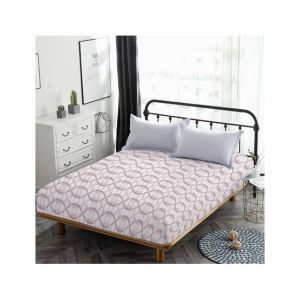 Maguari Cotton Fitted Single Bed Sheet Pink (0418)