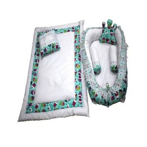 Maguari Crown Pattern Baby Bed Set 6 Pcs (0606)