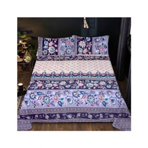 Maguari Flowers Design Double Bed (0358)