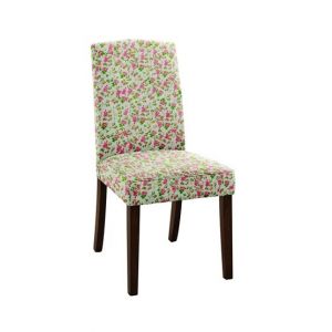 Maguari Jersey Pink Flower Printed Chair Cover (0188)