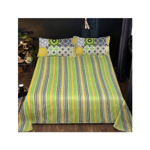 Maguari Stripe Design Double Bed Sheet (0333)