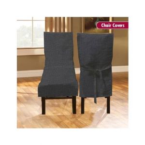 Maguari Texture Chair Cover 2 Seater Black