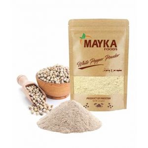 Mayka Foods White Pepper Powder - 100 gram