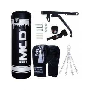 MCD Punching Bag Boxing Kit Full Set Black