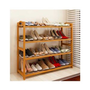 Mega Mall 5 Tiers Bamboo Shoes Rack