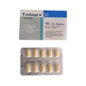 Mesh Mall Tadagra Tadalafil Tablets 20mg - 10Tab
