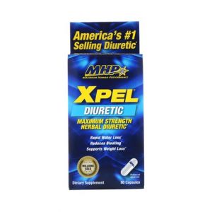 MHP Xpel Maximum Strength Herbal Diuretic Supplement - 80Caps