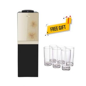 Midea 3 Tap Water Dispenser  (MWD-36B) With Free Glass Set