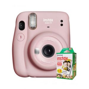 Fujifilm Instax Mini 11 Instant Camera Blush Pink - With 20 Sheets