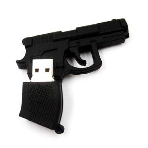 Missguided Pakistan Toy Gun USB Flash Drive Black