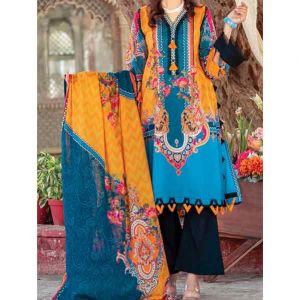 Mizaj Ottoman Cicek Printed Unstitched Lawn 2 Piece Suit (S2L-210260)