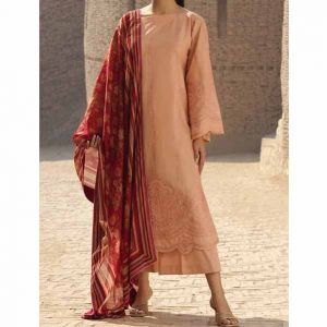 Mizaj Rapture Embroidered Unstitched Lawn 3 Piece Suit (TD-019)