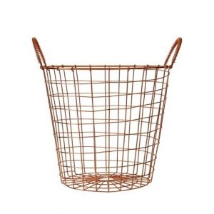 Premier Home Vertex Round Wire Basket - Copper (509933)