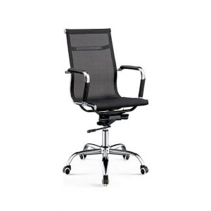 MnM Enterprises Revolving High Back Office Chair Black