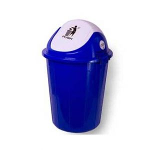 Modern Homeware Swing Waste Bin Blue (Small)