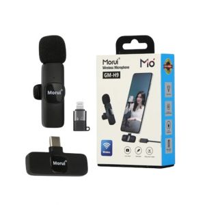 Morui 2 in 1 Wireless Microphone For I Phone and Type C (GM-H9)