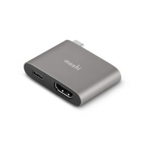 Moshi USB-C to HDMI Adapter With Charging Titanium Gray (99MO084272)