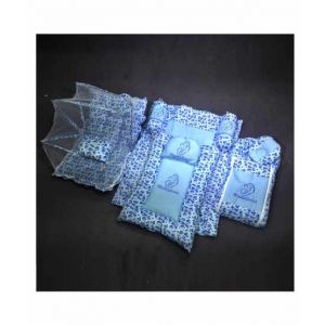 Mumzloves Newborn Bedding 9 PCS Set In Blue (ML-BS004)