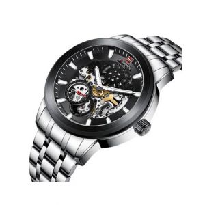 Naviforce Automatic Edition Watch For Men Silver (NF-s1002-7)