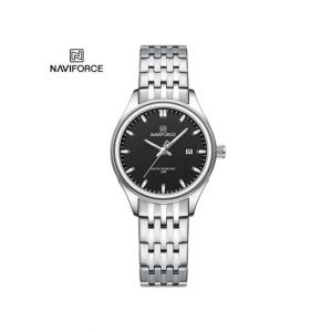 Naviforce Date Edition Watch For Woman's Silver (Nf-8039l-1)
