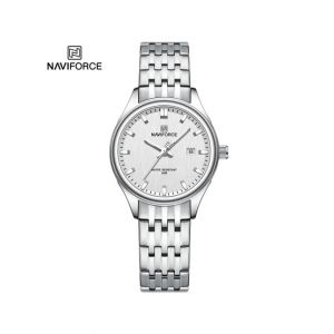 Naviforce Date Edition Watch For Woman's Silver (Nf-8039l-3)