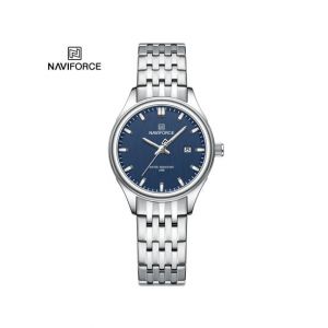 Naviforce Date Edition Watch For Woman's Silver (Nf-8039l)