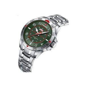 Naviforce Day And Date  Watch For Men Silver (NF-9204-14)