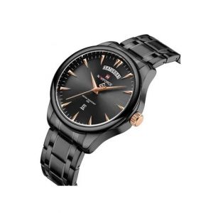Naviforce Day And Date Edition Watch For Men Black (NF-9213-4)