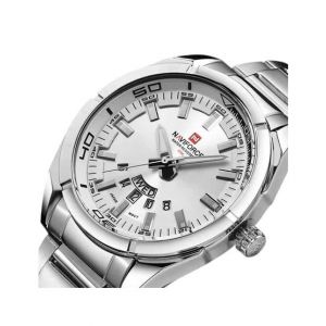 Naviforce Day And Date Edition Watch For Men Silver (nf-9038-1)