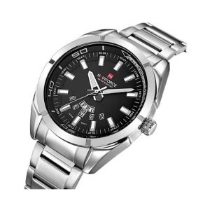 Naviforce Day And Date Edition Watch For Men Silver (nf-9038-2)