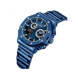 Naviforce Dual Time Edition Watch For Men Blue (NF-9216-2)