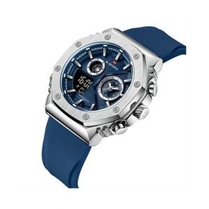 Naviforce Dual Time Edition Watch For Men Blue (NF-9216t-2)