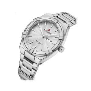 Naviforce Giorno Edition Watch For Men Silver (NF-9218-1)