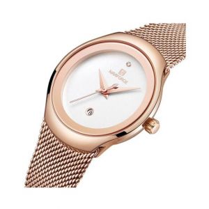 Naviforce Mesh Edition Watch For Women Rose Gold (NF-5004-1)