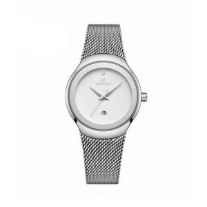Naviforce Mesh Edition Watch For Women Silver (NF-5004-3)
