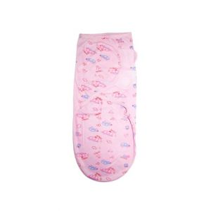 Komfy Printed Swaddle Wrap For Kid's Pink (NBA139)