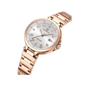 Naviforce Stainless Steel Watch For Women - Rose Gold (Nf-5033-4)