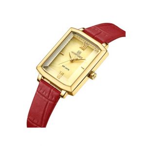 Naviforce Square Edition Watch For Women - Red (NF-5039-1)