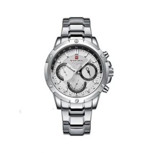 NaviForce Chronograph Working Men’s Watch Silver (NF-9196-4)
