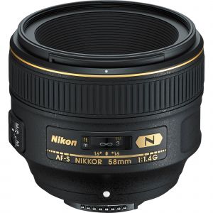 Nikon AF-S Nikkor 58mm f/1.4G Lens