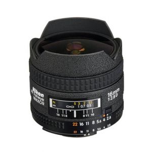 Nikon AF Fisheye-Nikkor 16mm f/2.8D Lens