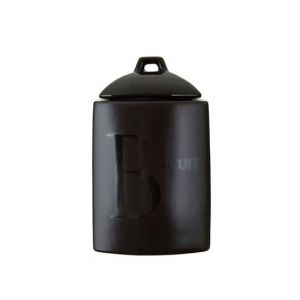 Premier Home Biscuit Jar - Black (721687)