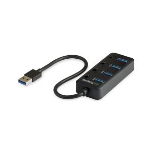 Onten 4-Ports USB 3.0 Charging Hub Black (5301) 