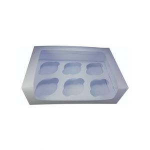 Packaging One 6 Cupcakes Box Inner Cavity (Pack Of 5)