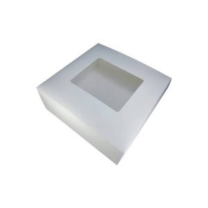 Packaging One 8 LBS Pounds Cake Box With Big Window (Pack Of 5)