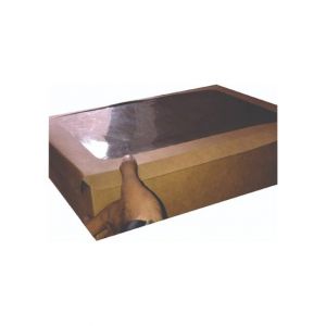Packaging One Kraft Plain Box With Transparent Window (Pack of 5)