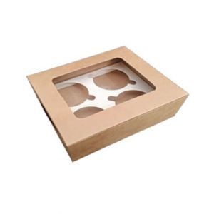 Packzypk Cupcake Box For 4 (Pack of 20)
