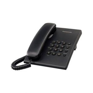 Panasonic Corded Landline Telephone Black (KX-TS500MX)