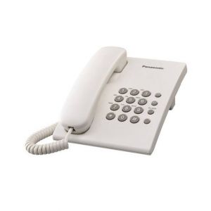 Panasonic Corded Landline Telephone White (KX-TS500MX)