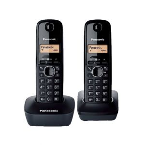 Panasonic Dect Cordless Landline Phone - Black (KX-TG1612)